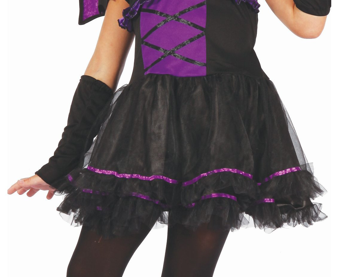 Role play-set for kids Bat Witch (dress, wings, glovelets, hairband), size 110/120 cm